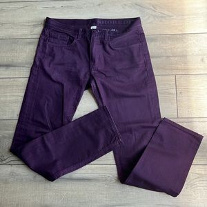 32 x32 purple wash jeans